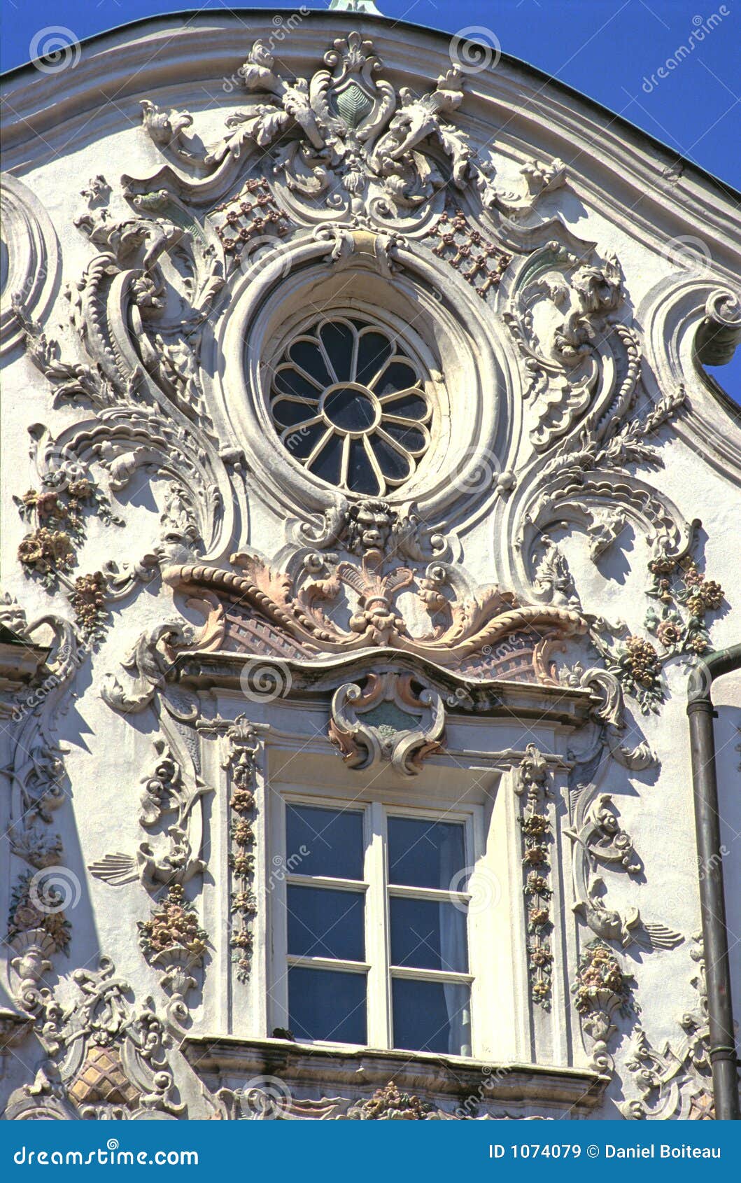Innsbruck rococo stock image. Image of architectural