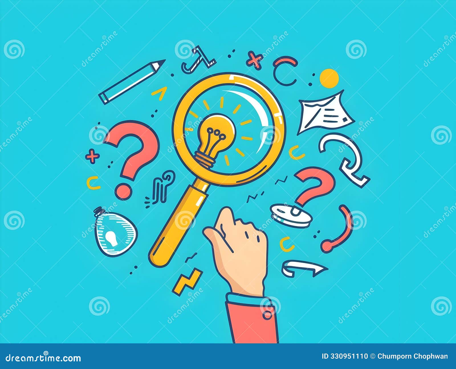 Inquisitive Ideas And Igniting Discovery Stock Photography ...