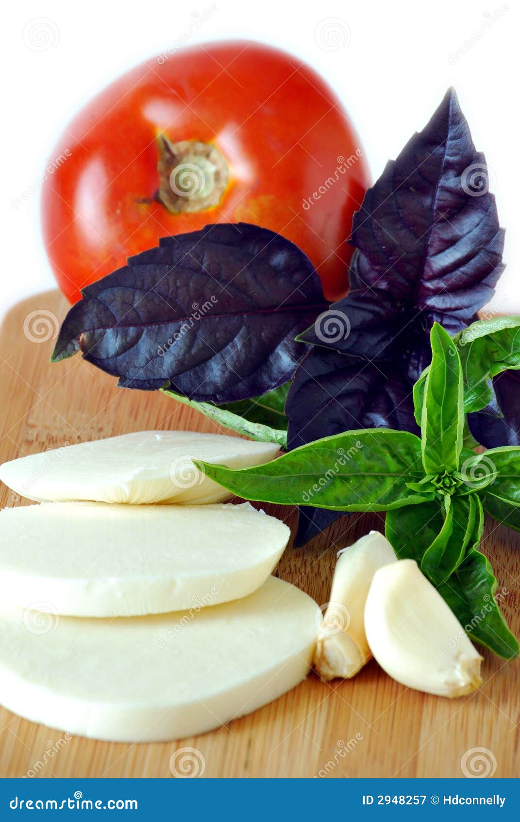 Insalata Caprese Ingredients Stock Image Image of healthy