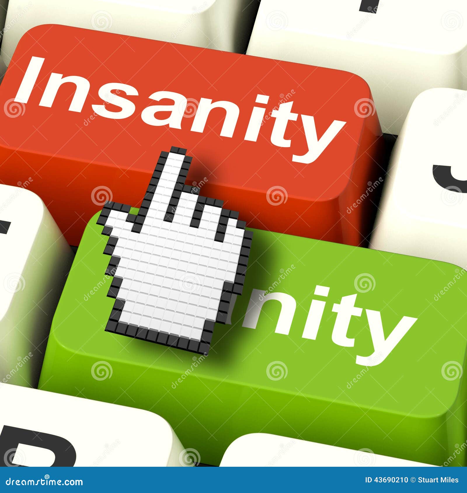 insanity sanity keys shows sane and insane psychology