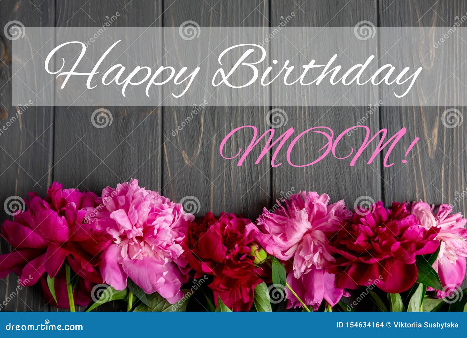 The Inscription Happy Birthday To You With Pink Flowers Of Peonies On A Gray Wooden Background Birthday Card For Girl Mom Stock Photo Image Of Symbol Decoration The Inscription Happy Birthday To You With Pink Flowers Of Peonies On A Gray Wooden Background Birthday Card For Girl Mom Stock Photo Image Of Symbol Decoration