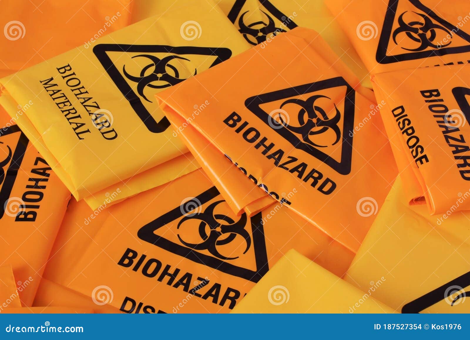 Sign For Biohazard Medical Waste. Arabic Writing Can Read Biohazard