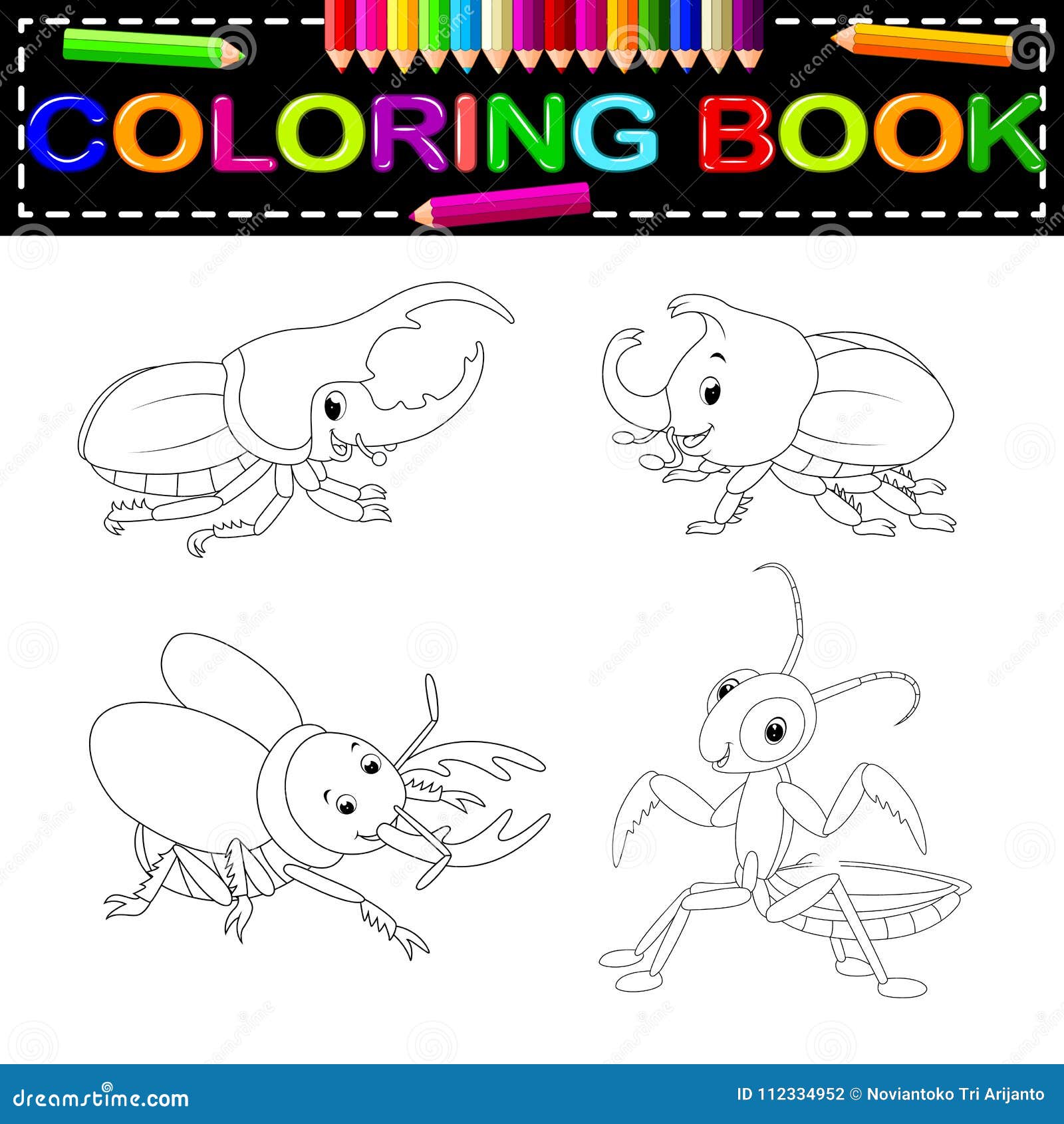 insect coloring pages