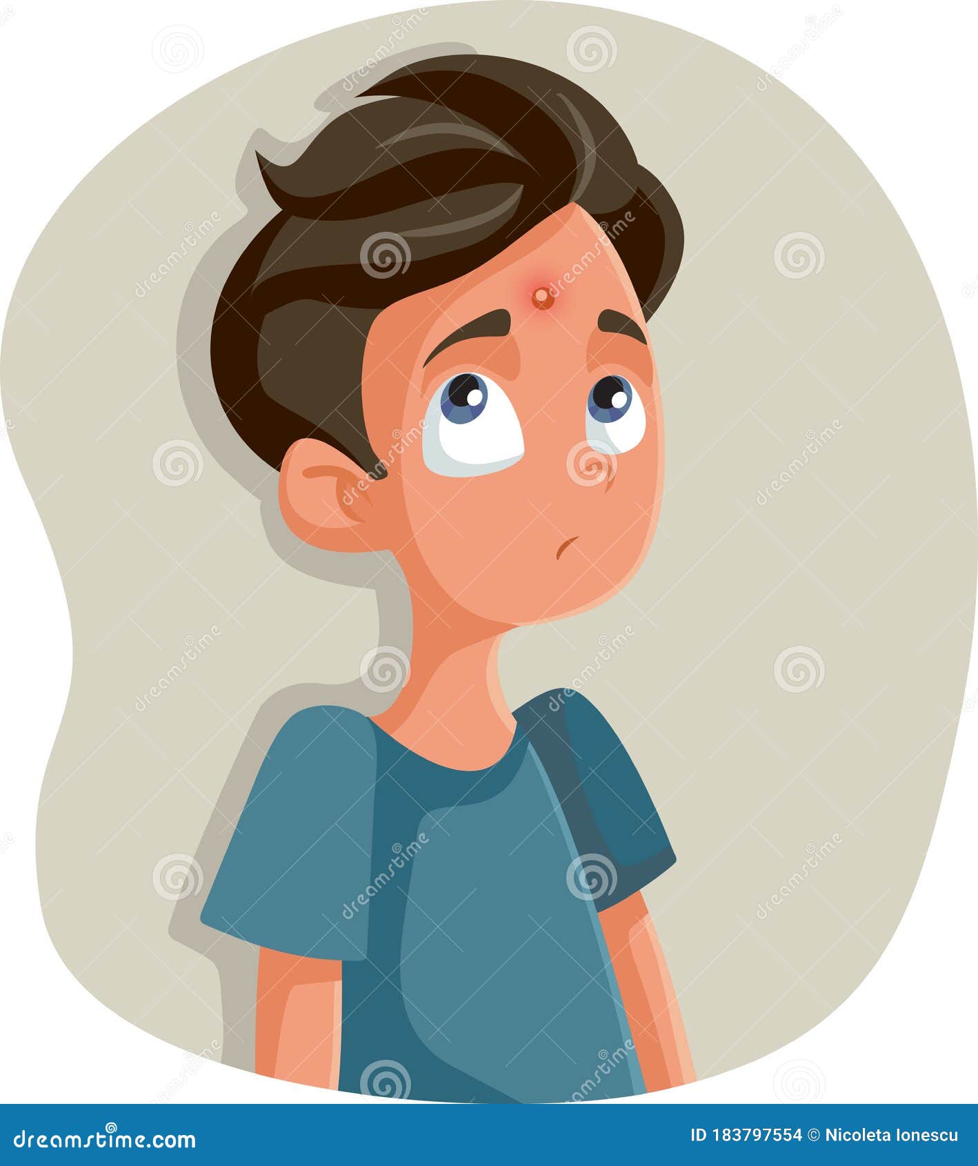 Sad Teenage Boy Having a Pimple Vector Cartoon Stock Vector - Illustration of adolescence, acne: 183797554 Sad Teenage Boy Having a Pimple Vector Cartoon Stock Vector - Illustration of adolescence, acne: 183797554