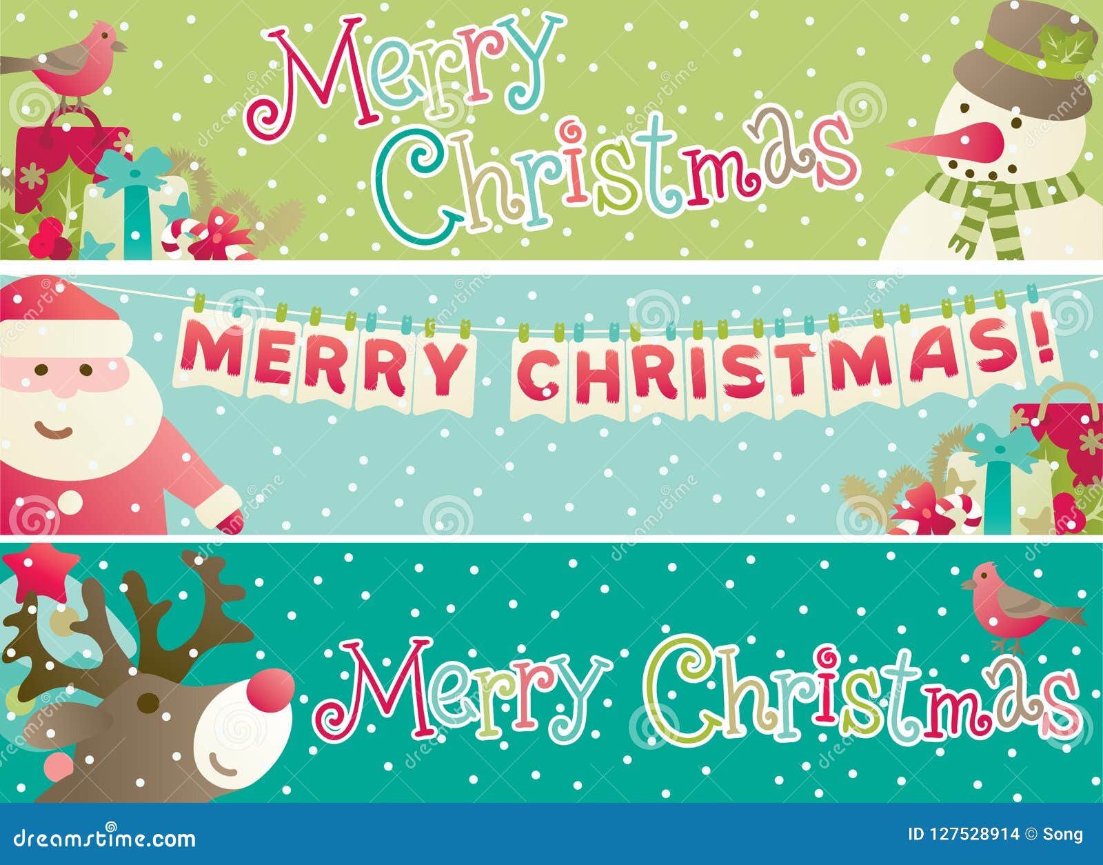 Buon Natale Song.Insegne Di Buon Natale Per Web Design Illustrazione Vettoriale Illustrazione Di Mano Dissipato 127528914