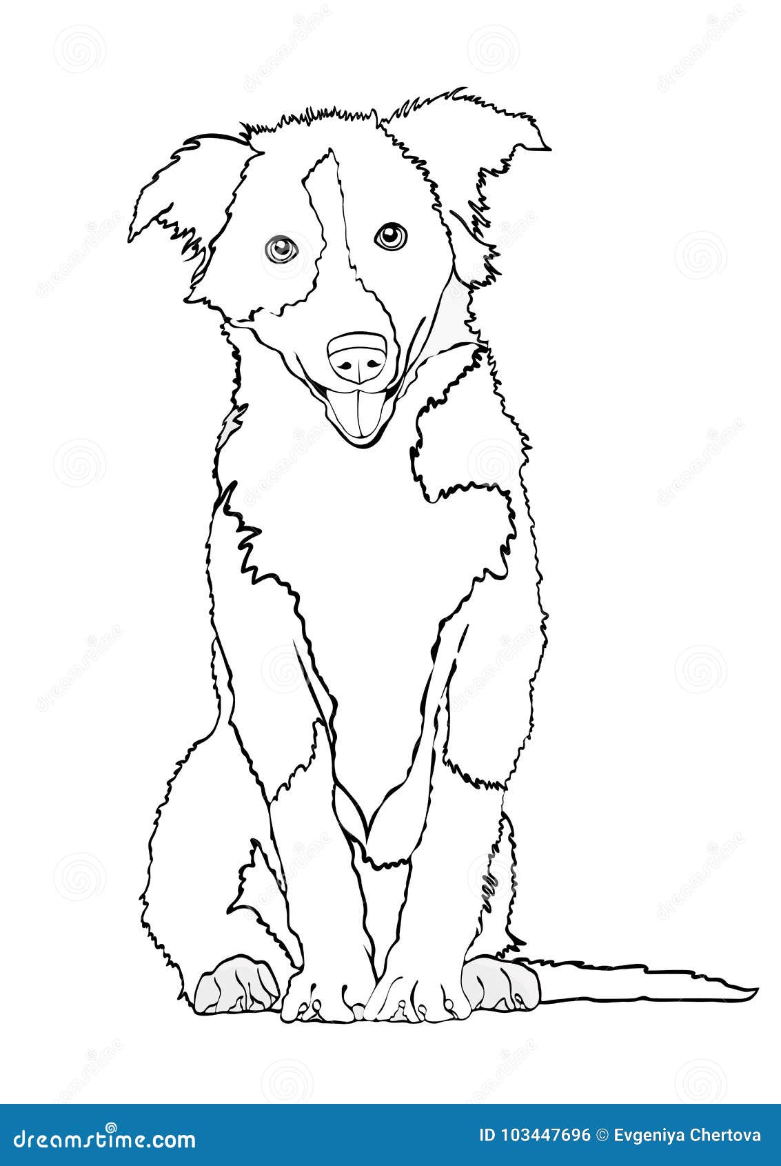 Disegno Bianco E Nero Del Cane Illustrazioni Vettoriali E Clipart Stock 5 576 Illustrazioni Stock