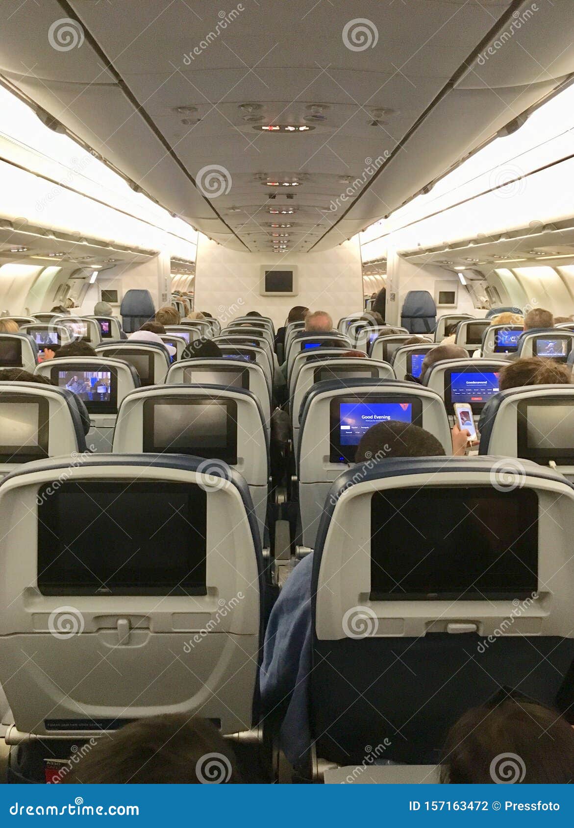 Inside Airbus A330 300 Editorial Photography Image Of