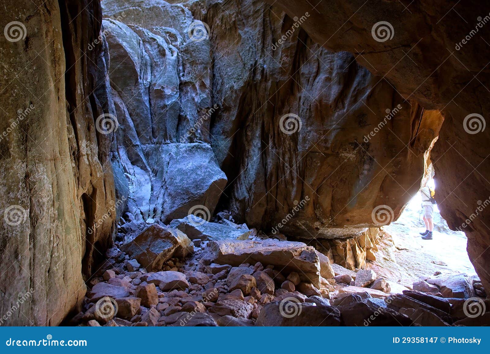 inside awesome cave