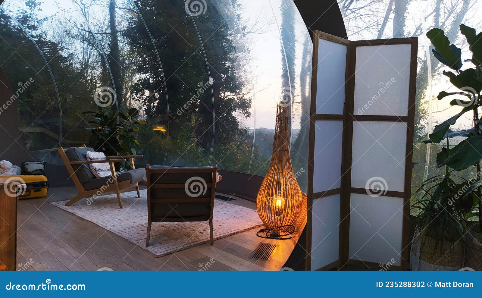 Inside the bubble tent stock photo. Image of house, home 235288302