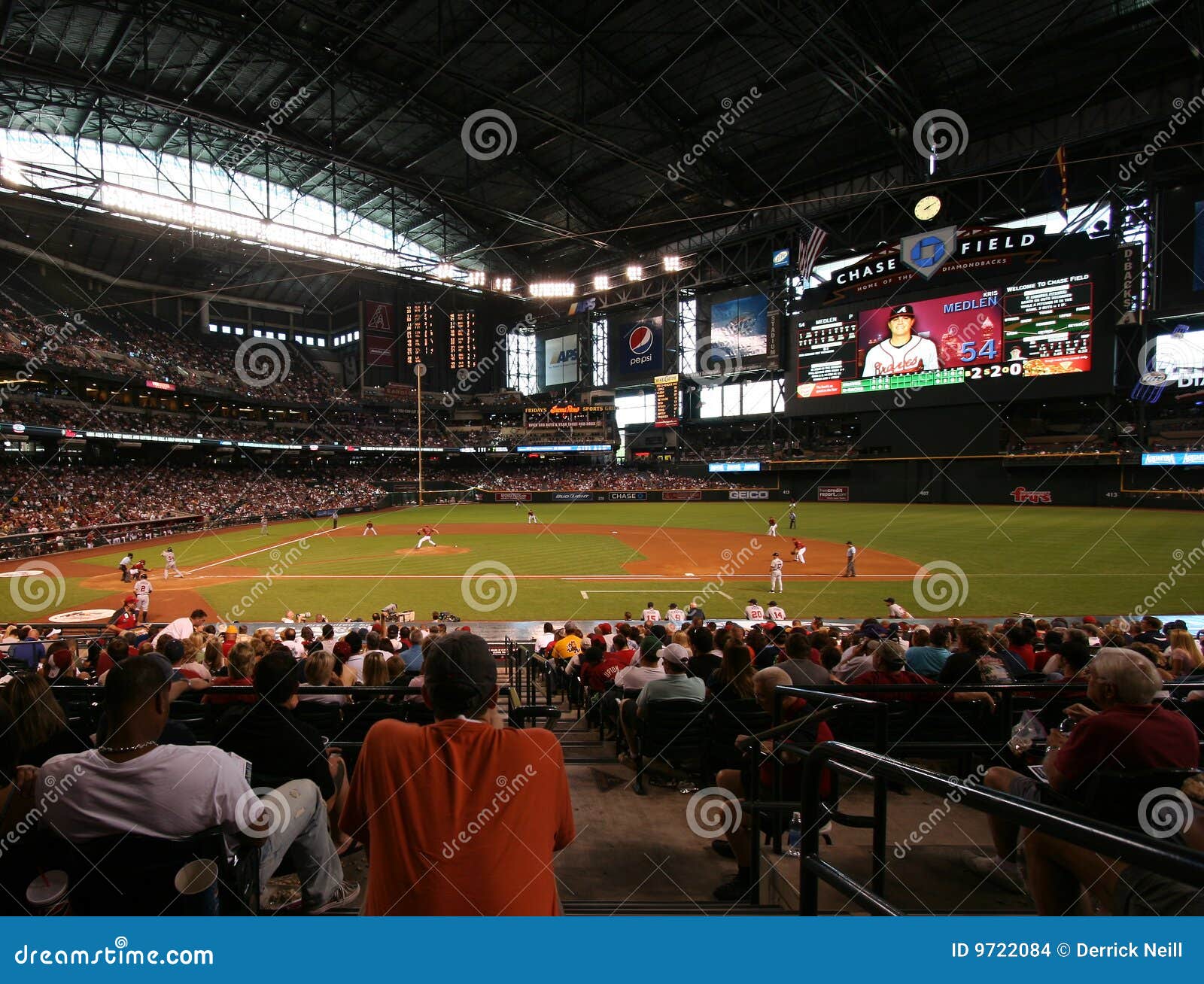 Inside Chase Field in Phoenix, Arizona Editorial Stock Image Image of