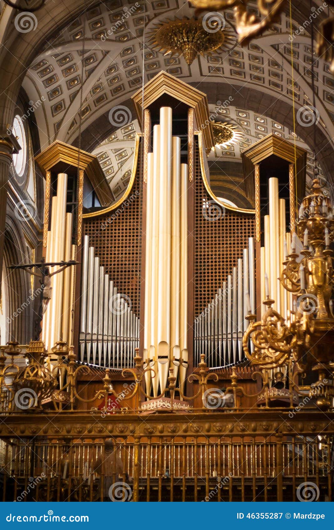 Inside Church at Puebla, Mexico Editorial Photography - Image of ...