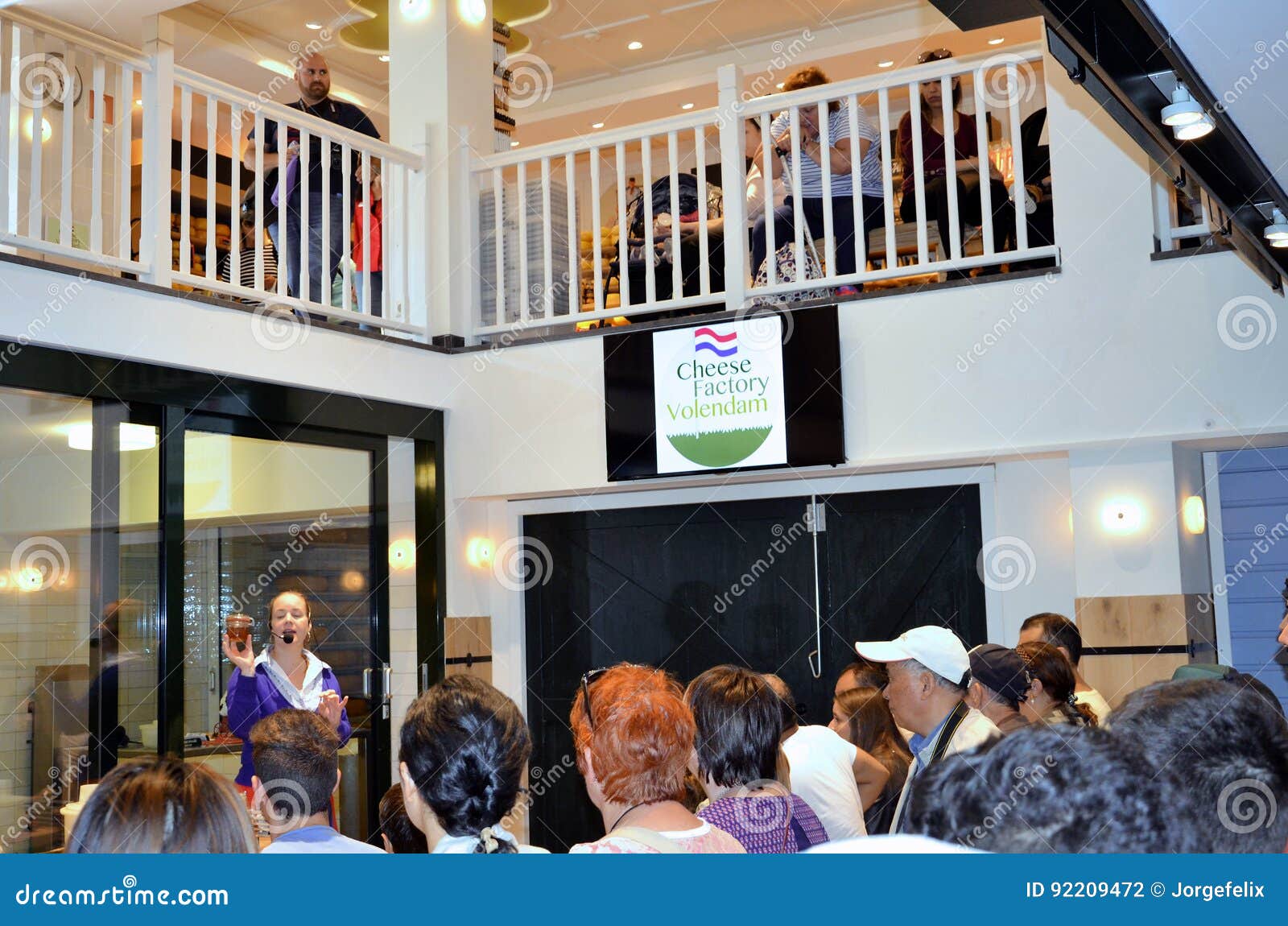 Inside the Famous Volendam Cheese Factory Editorial Photography Image