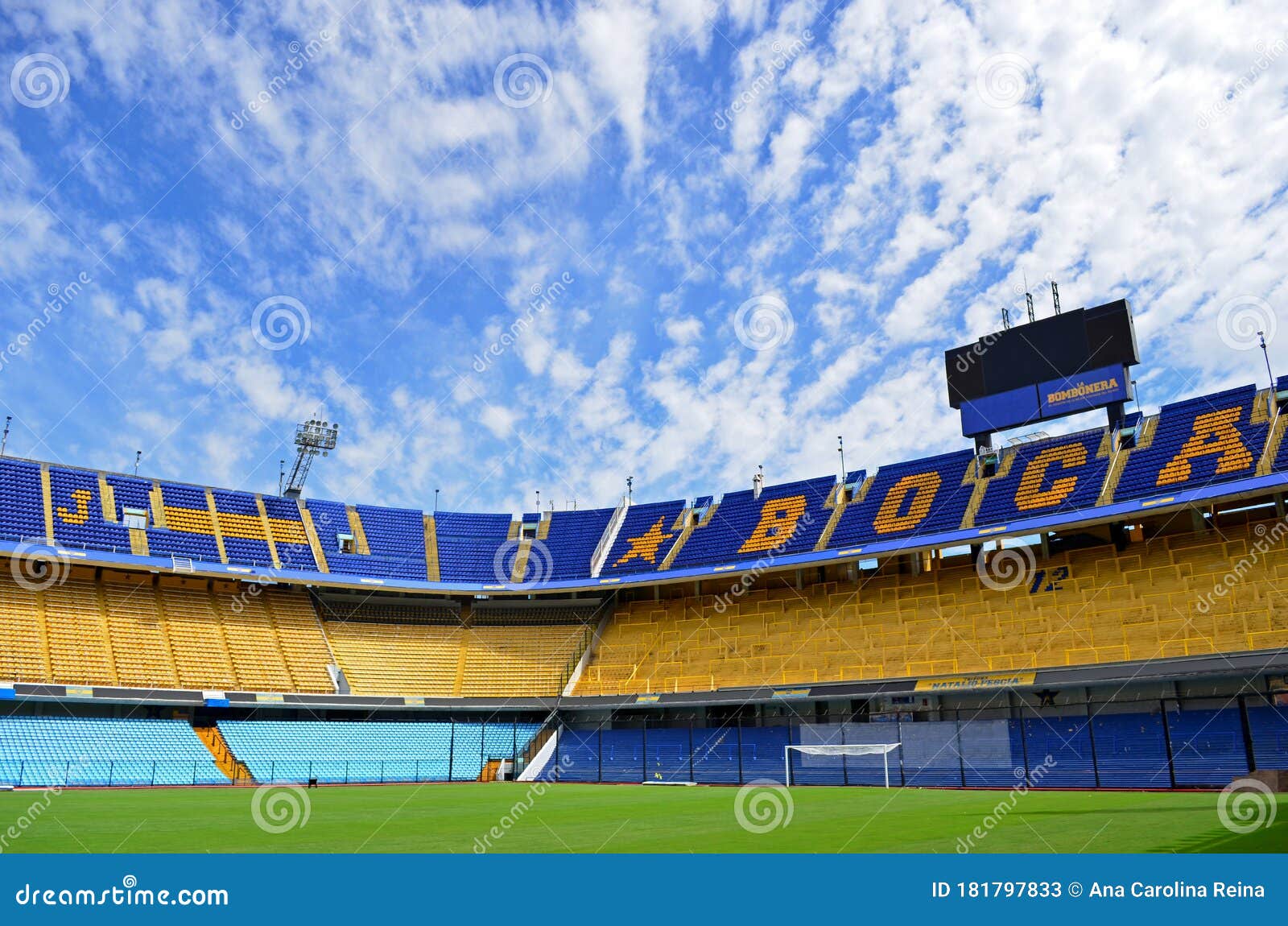 Boca Juniors Stadium Called La Bombonera Editorial Stock Photo Image Of Bombonera Soccer