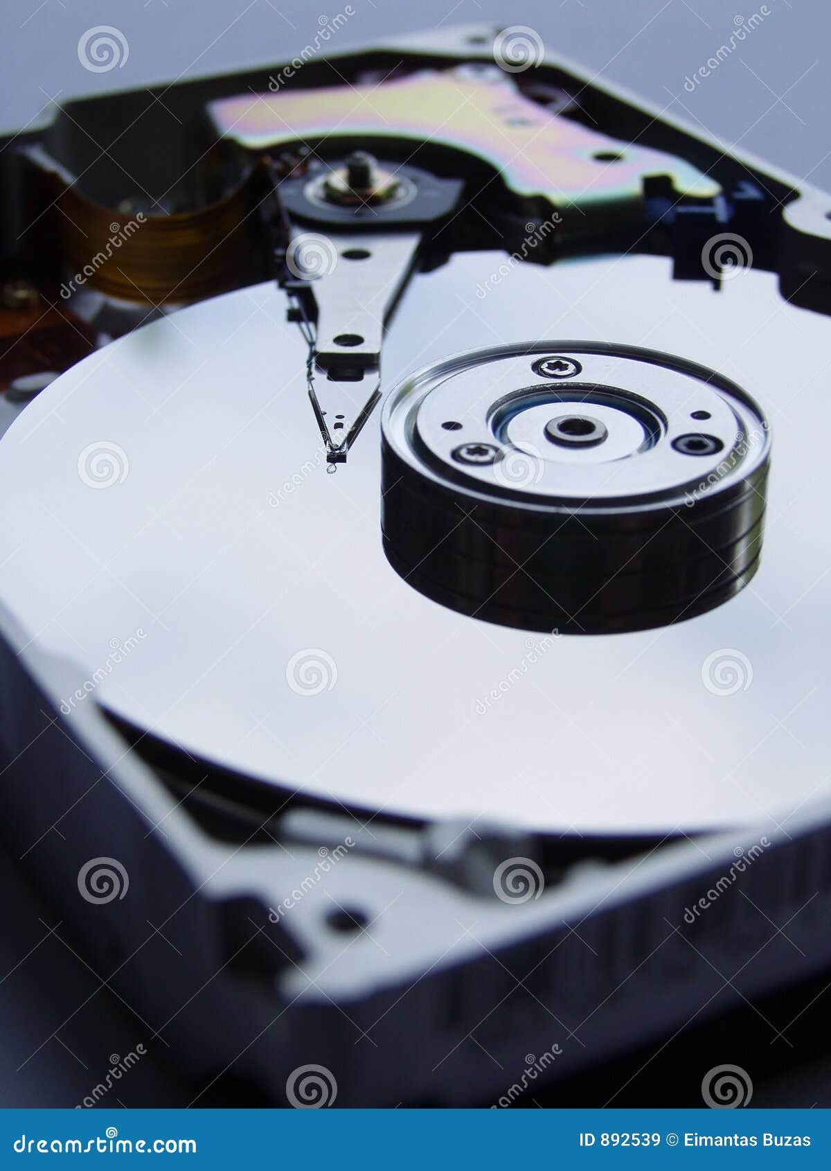 inside hard drive