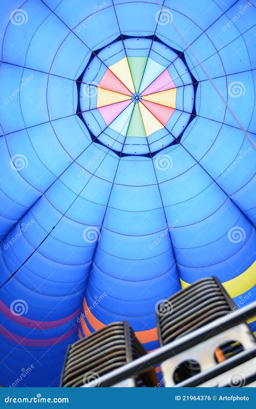 Inside a hot air balloon stock photo. Image of aircraft 21964376