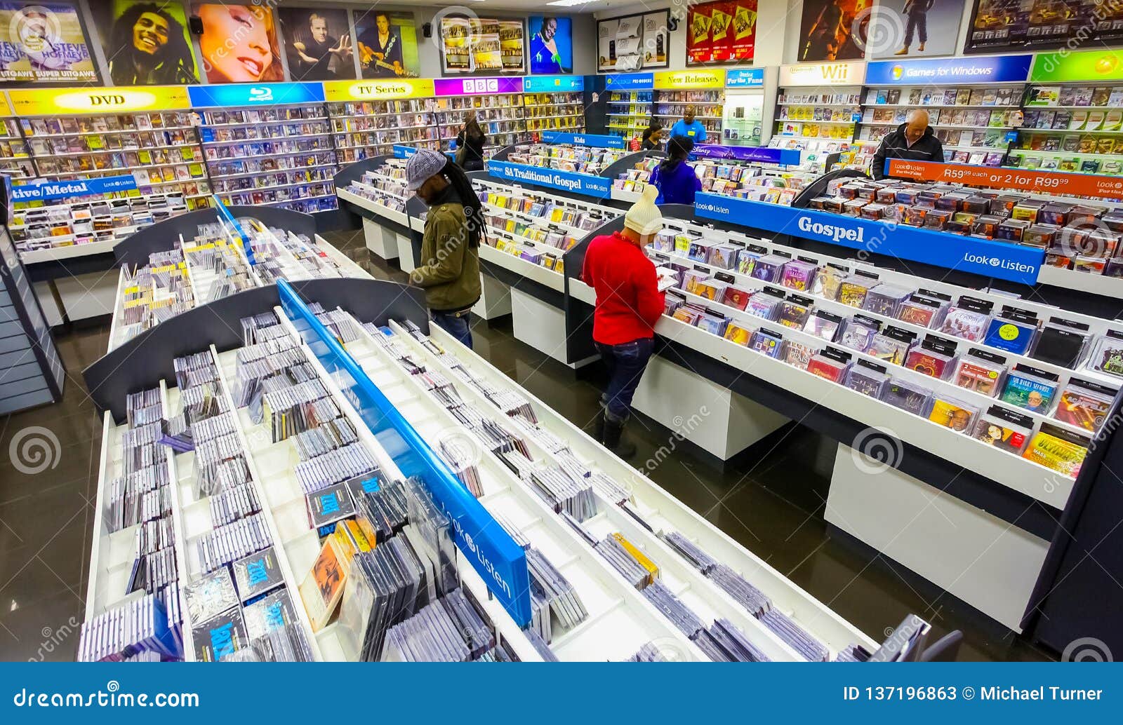 Inside Interior Of A Music CD Store Editorial Stock Photo ...