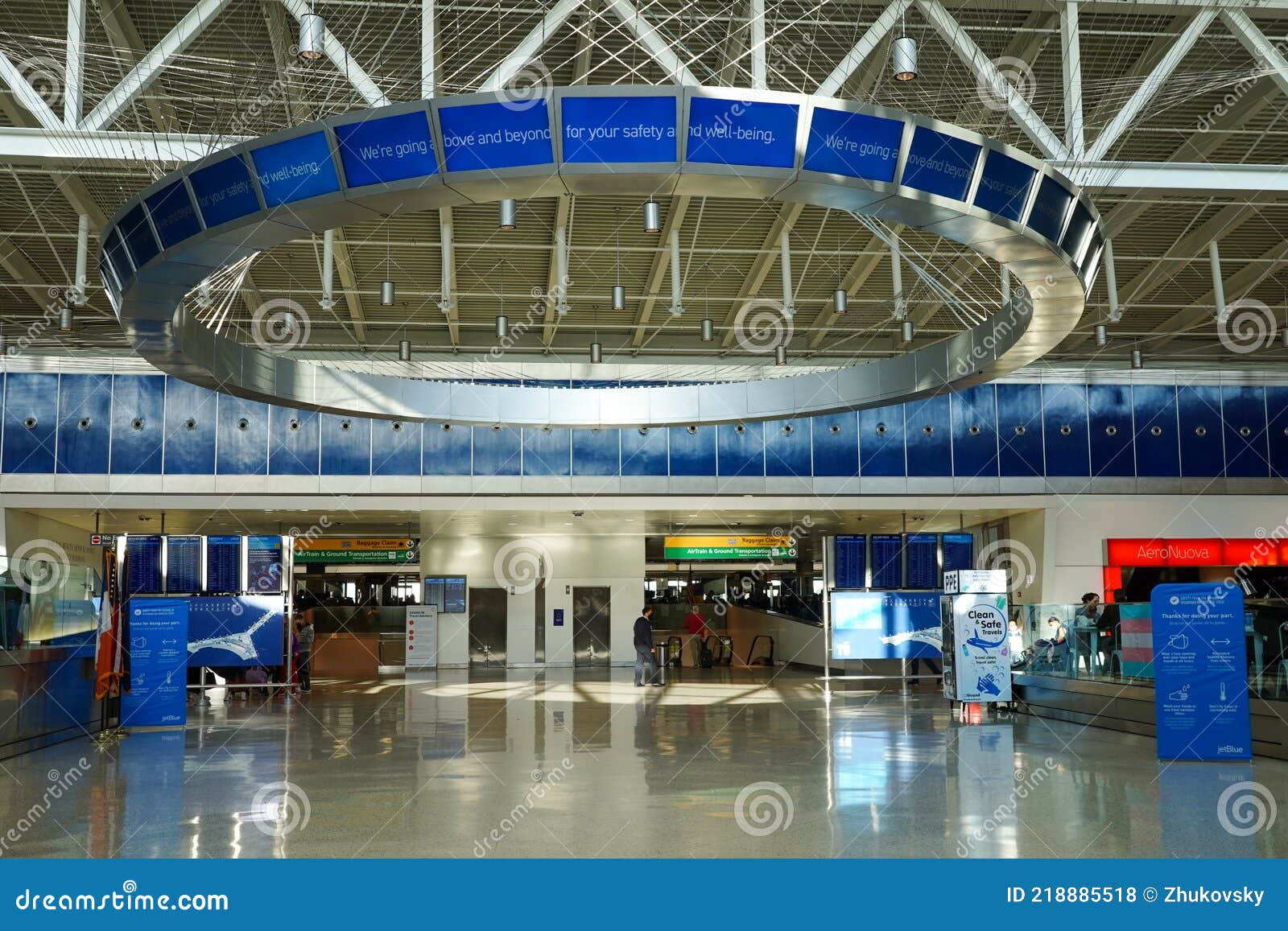 Jetblue Terminal Jfk International Airport Editorial Image