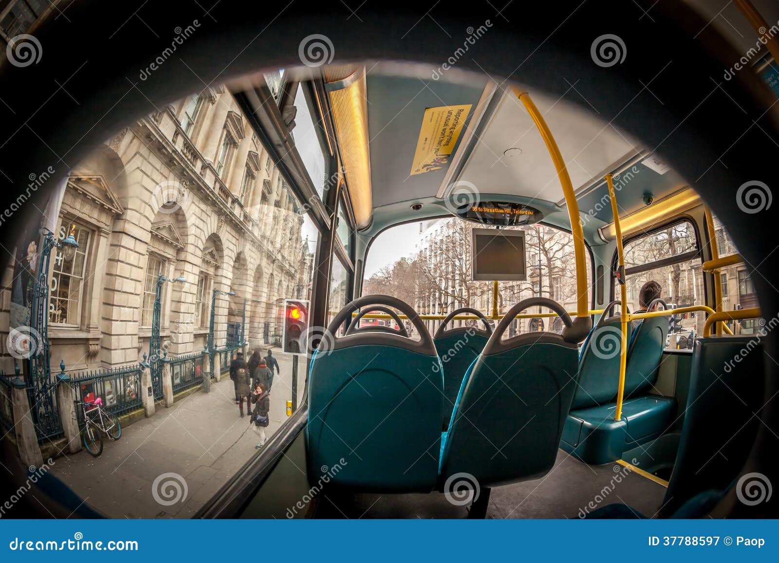 Inside London Bus Editorial Photography Image Of Bell