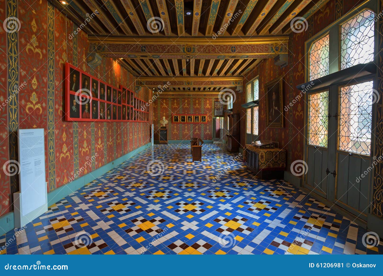 Inside Medieval Castle Stock Image Image Of European 61206981