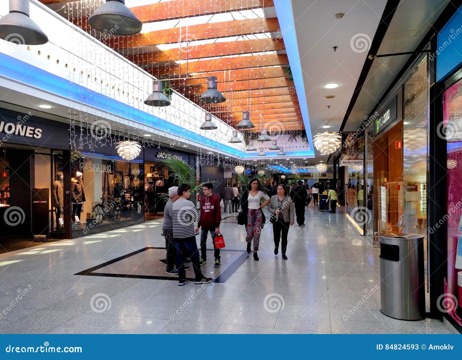 Inside of Mediterraneo Shopping Centre. Spain Editorial Stock Photo ...