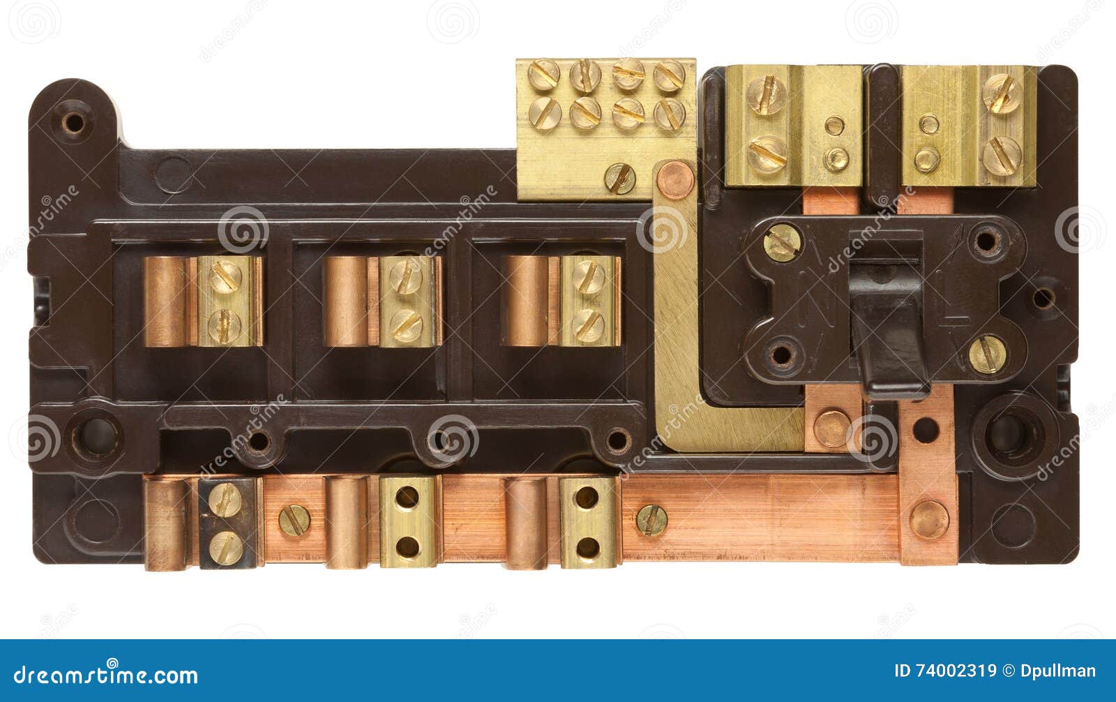 inside an old fuse box stock image image of conduct 74002319 home fuse box  download inside