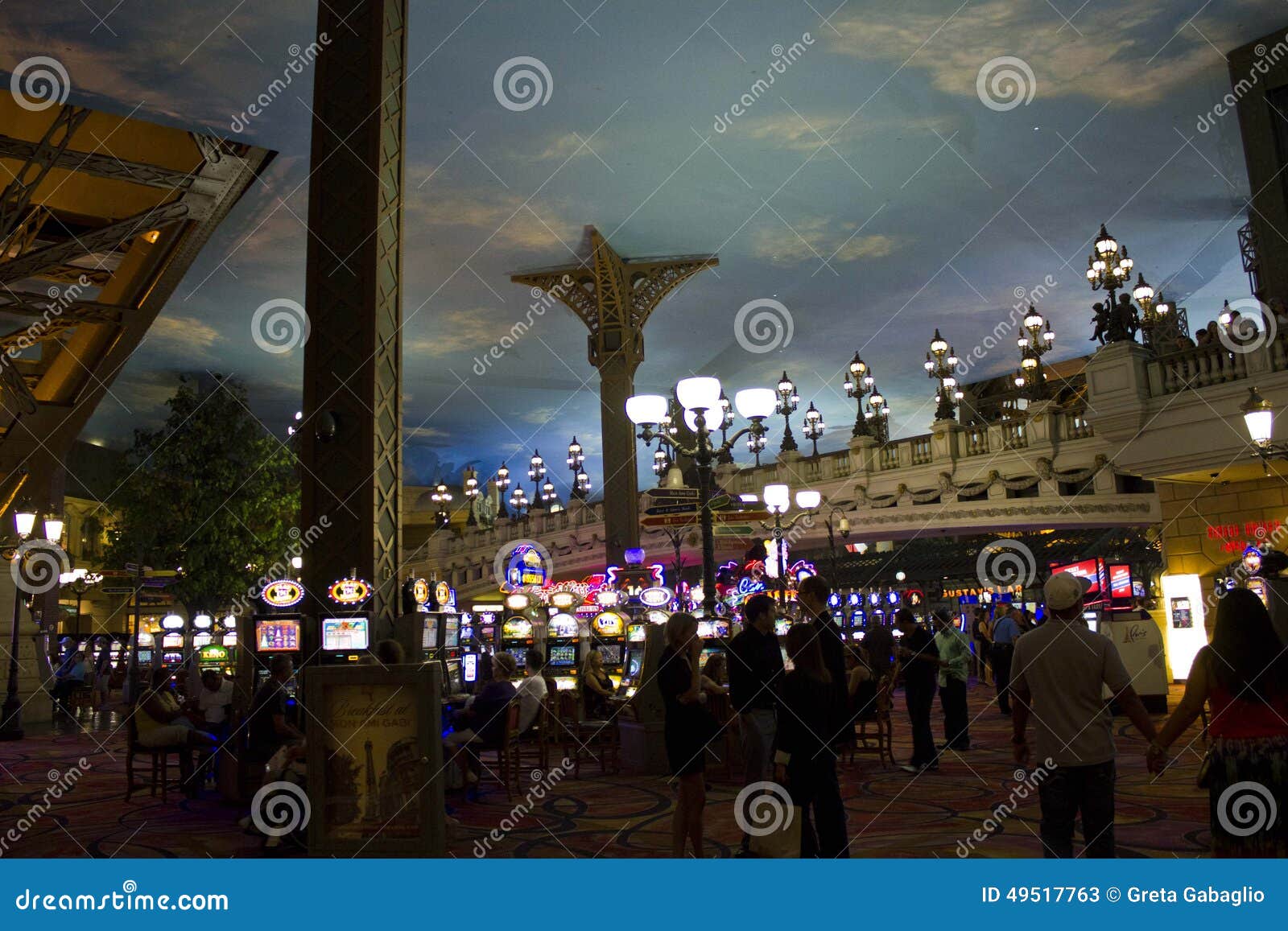 151 Inside Paris Las Vegas Hotel Casino Stock Photos - Free