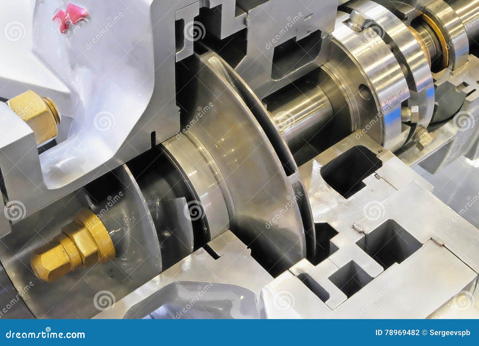 Inside of the Pump for the Oil and Gas Industry Stock Photo Image of flange, oilfield 78969482