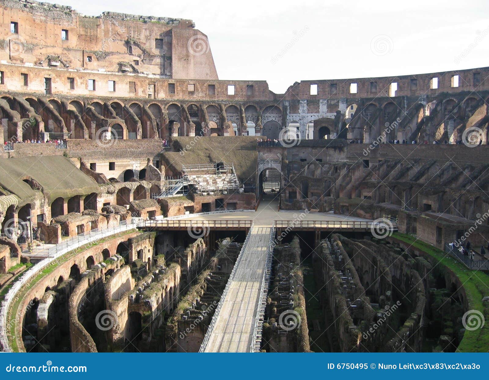 inside roman colosseum rome