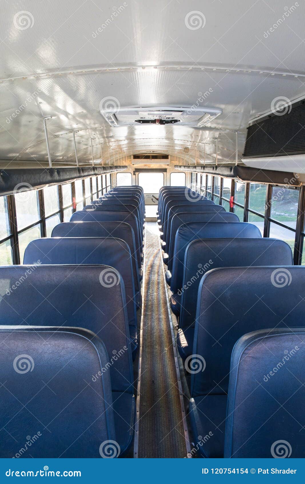 Inside The School Bus Stock Photo Image Of Empty Memories