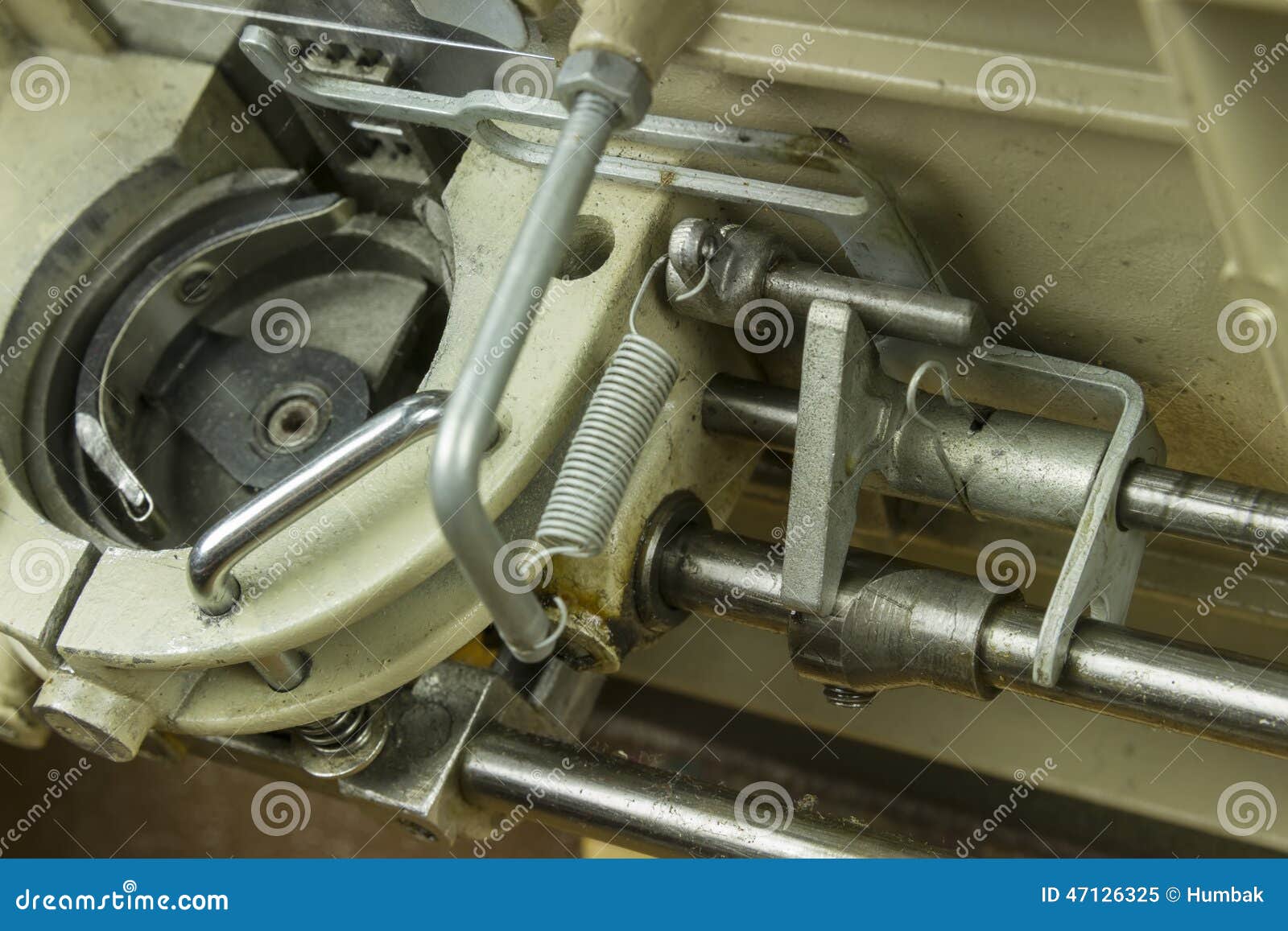 Inside sewing machine stock image. Image of macro, closeup 47126325