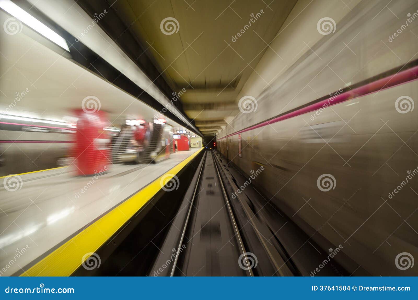 Inside a Subway Tube or Tracks Editorial Stock Image Image of city, journey 37641504