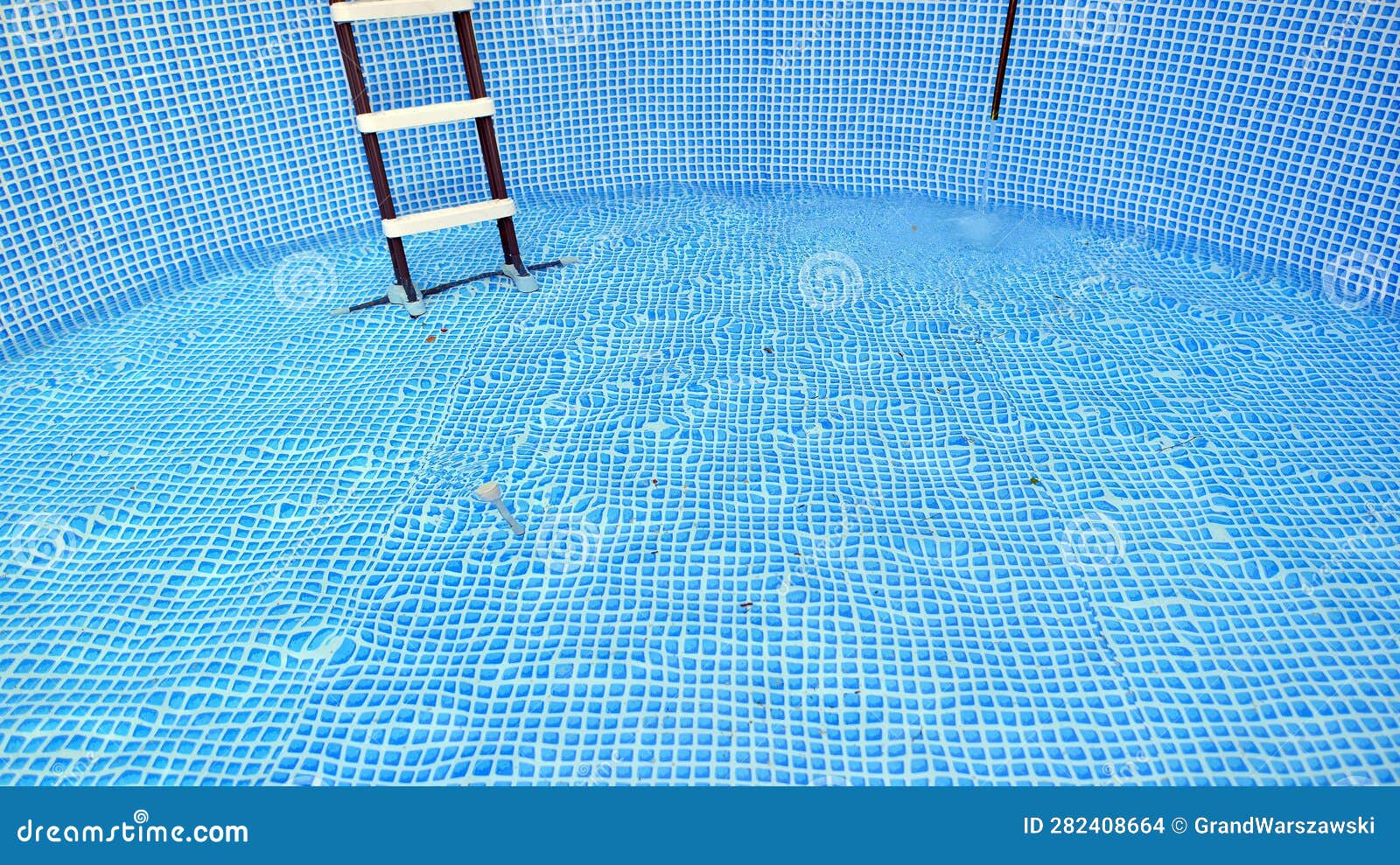 Water Flowing from the Hose into the Pool Filling. Stock Photo Image of aqua, vacation 282408664