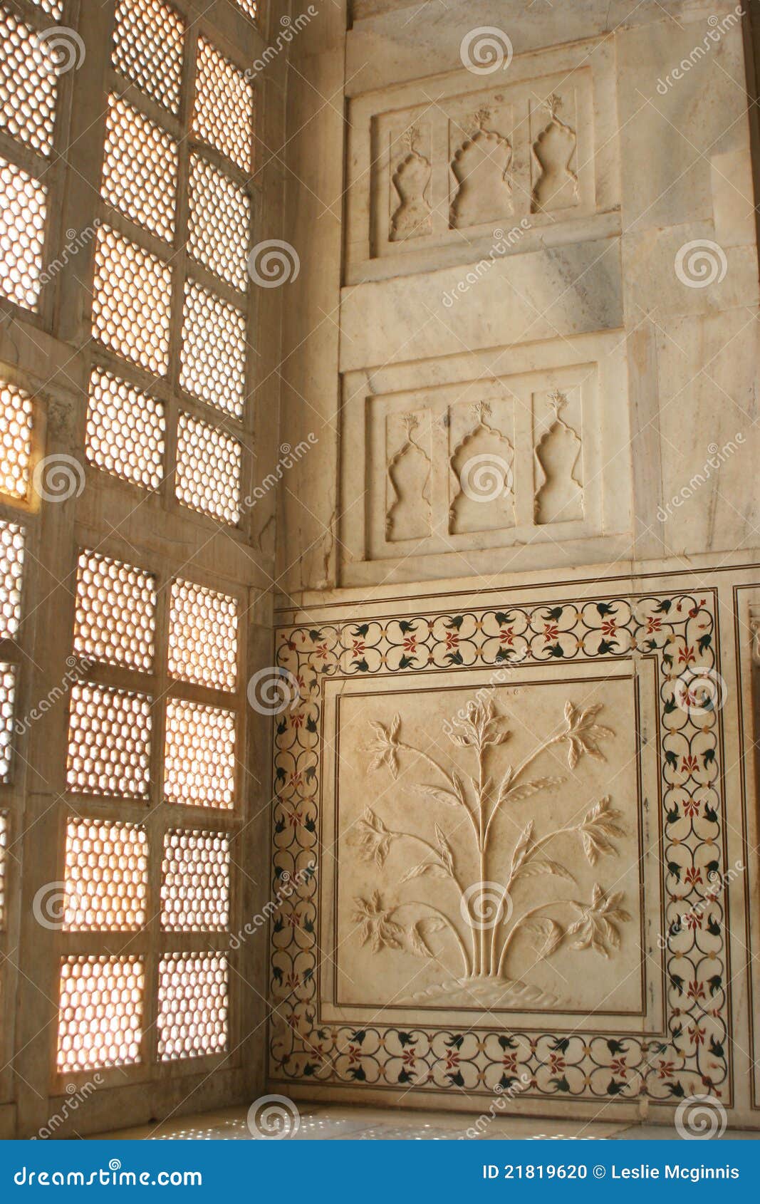 Inside The Taj Mahal Stock Photo Image Of India North