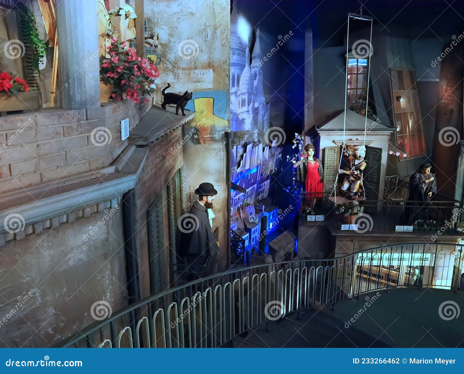 Inside the Wax Museum Named Panoptikum in Hamburg Wax Sculpture of