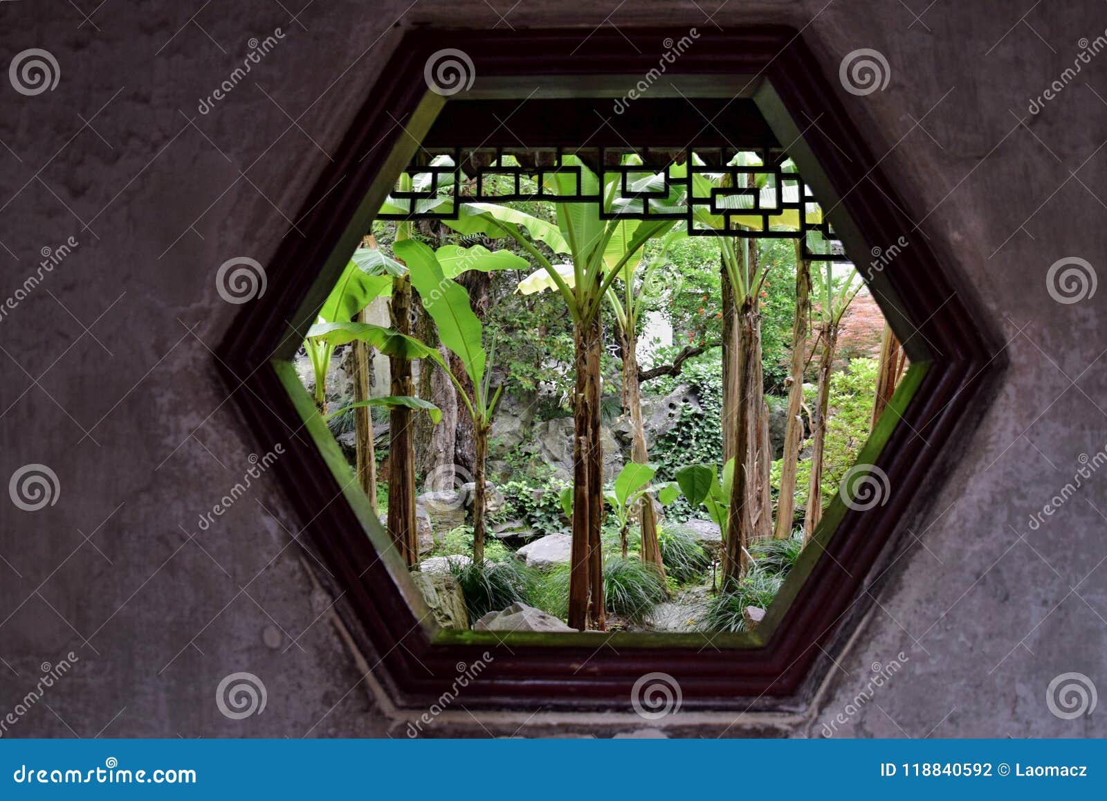 Inside The Yu Garden In Shanghai Stock Photo Image Of Lake