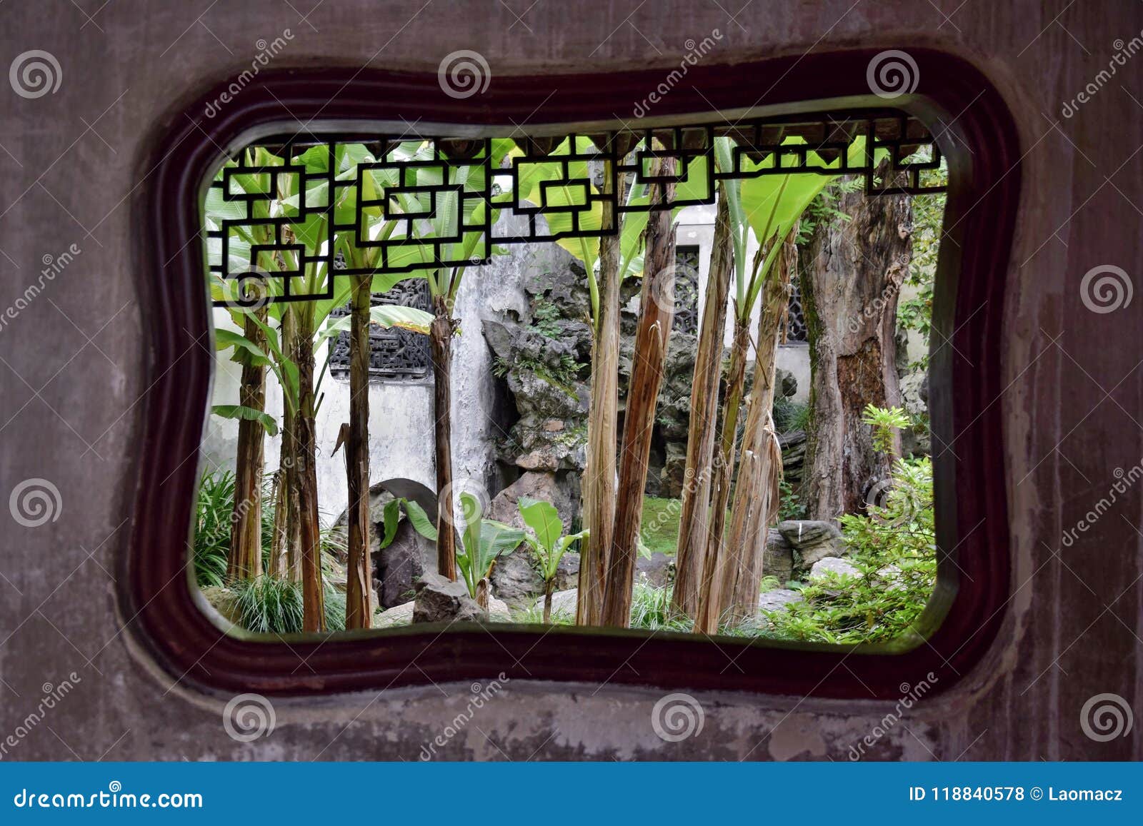 Inside The Yu Garden In Shanghai Stock Photo Image Of Asia