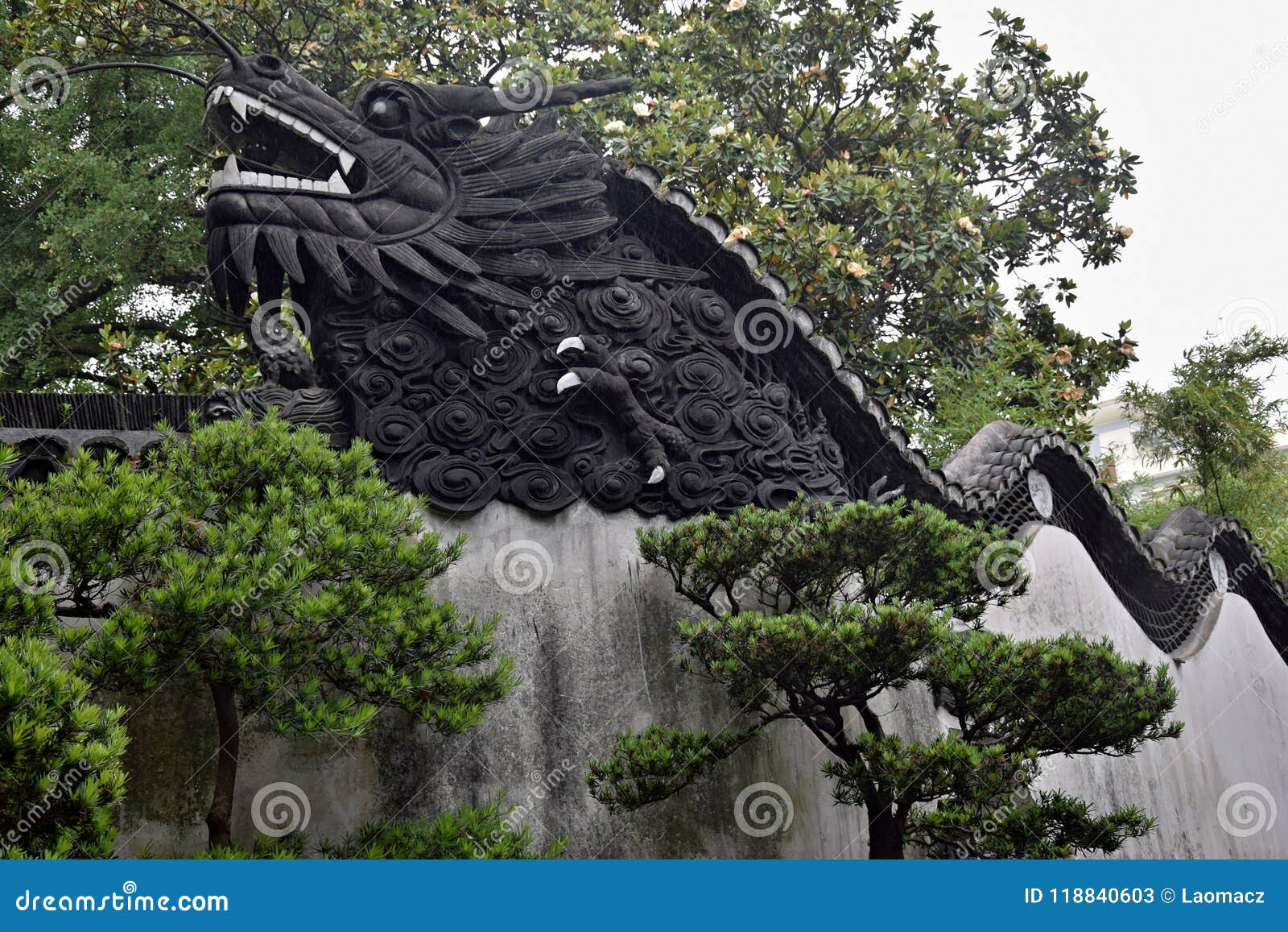 Inside The Yu Garden In Shanghai Stock Image Image Of East