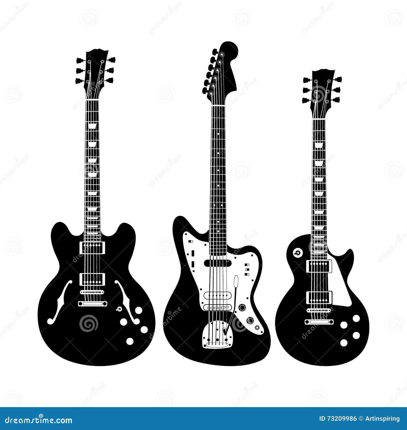 Charra Acustica In Bianco E Nero Contro Un Bianco SH Immagine Stock