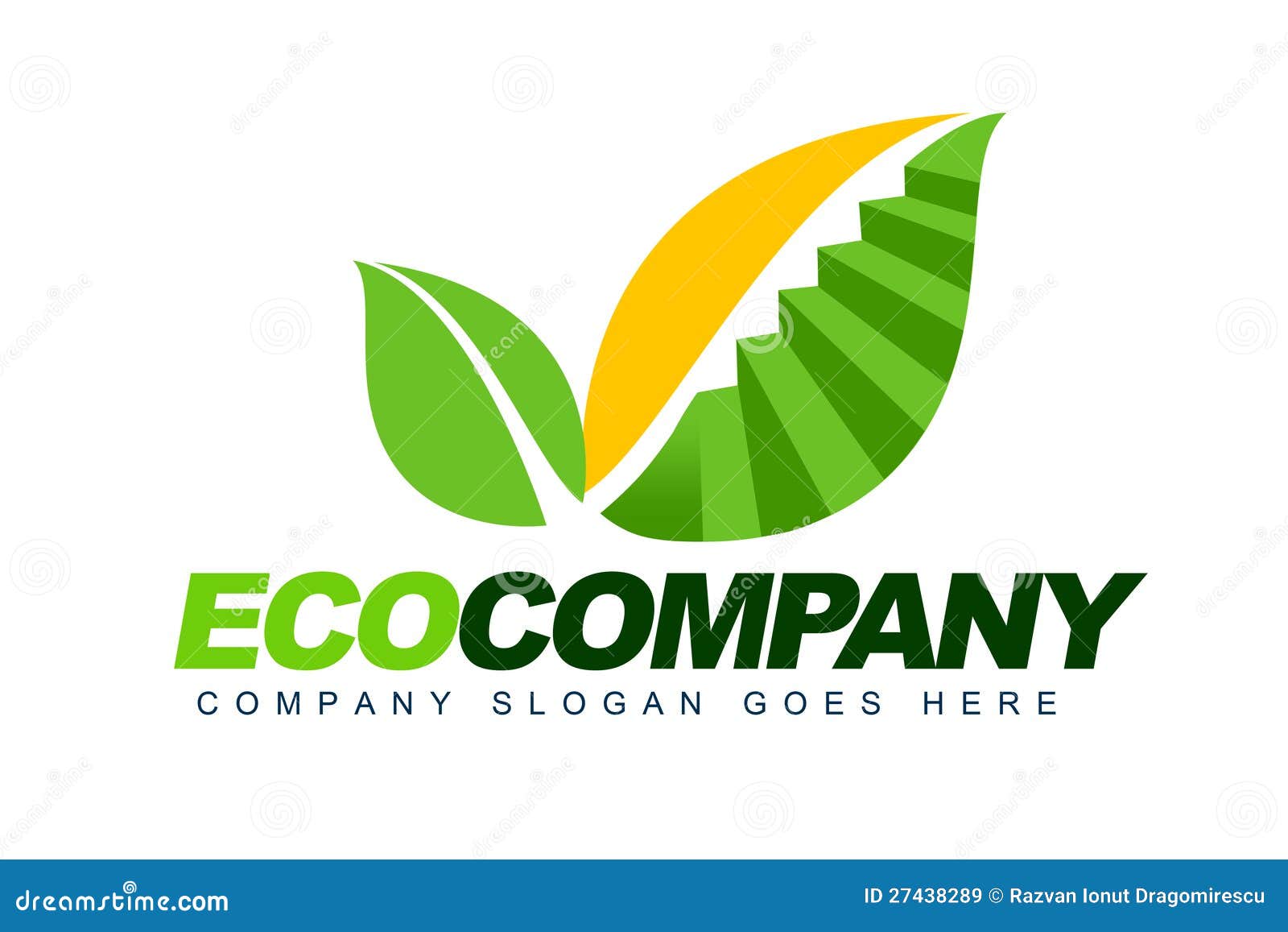 Logotipo de Eco Company stock de ilustración. Ilustración de actividad -  27438289, image size:1600x1157