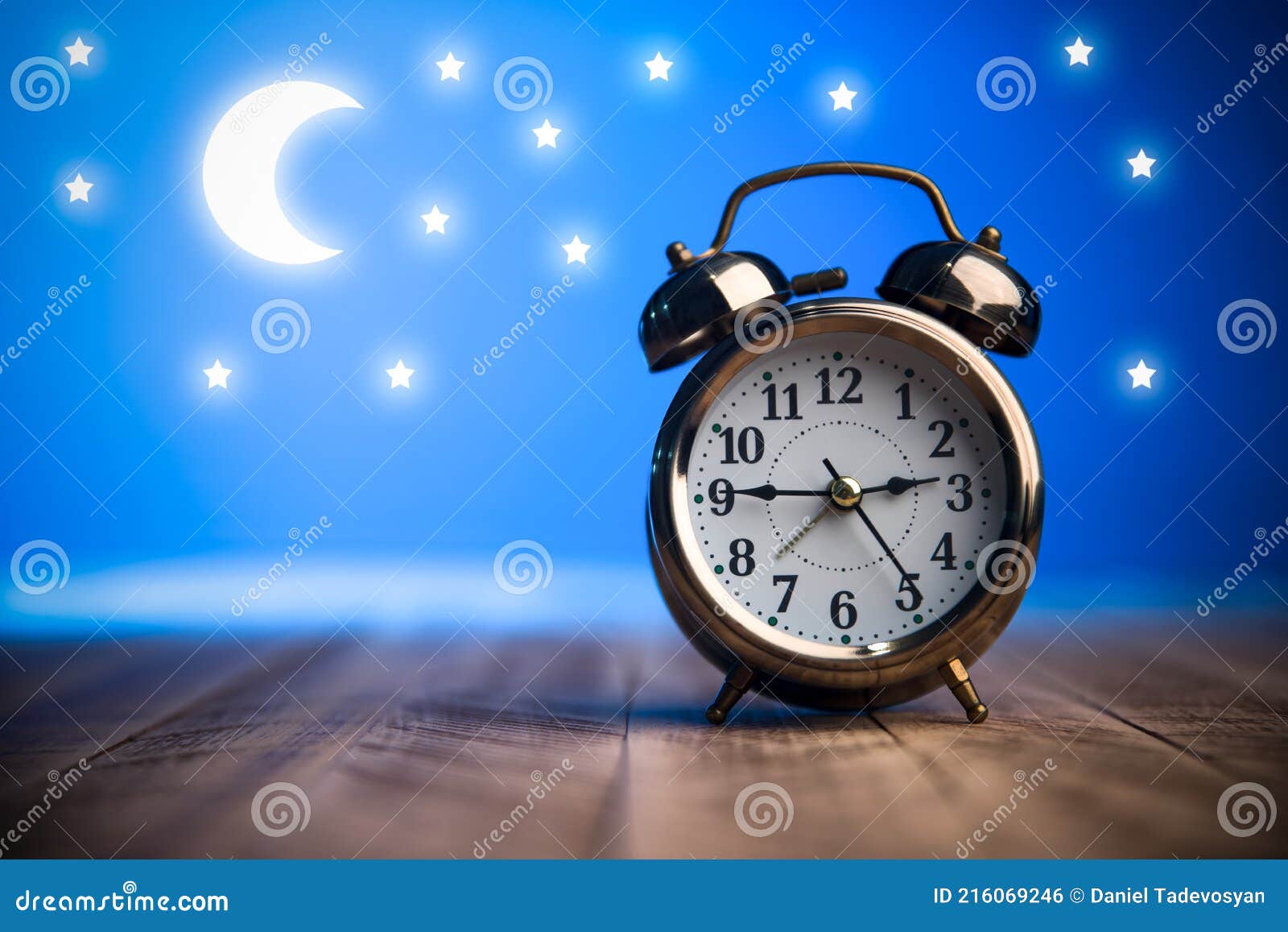 Insomnia Alarm Clock at Night Stock Photo Image of tired, timer