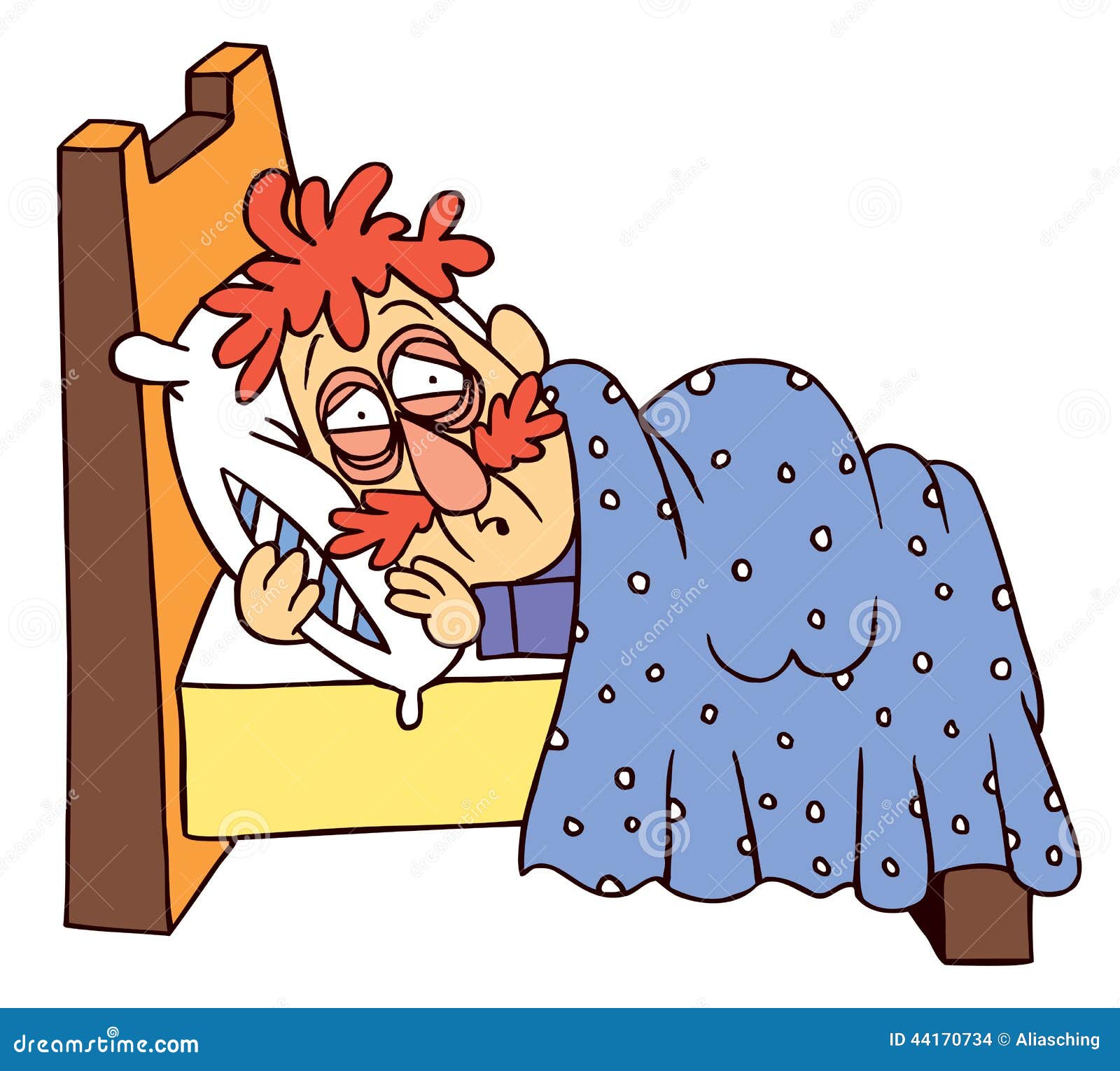 Insomnia stock vector. Illustration of depression, tired - 44170734 Insomnia stock vector. Illustration of depression, tired - 44170734