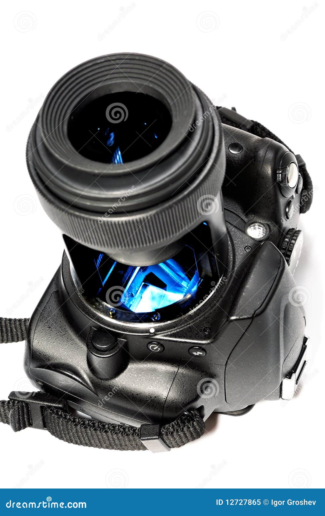 Inspection a DSLR sensor stock image. Image of dslr, high 12727865