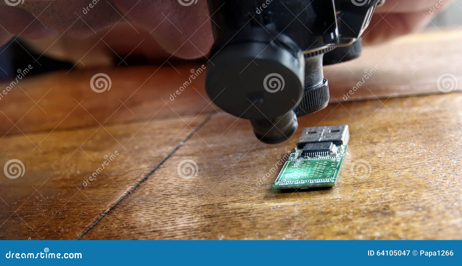 Inspection of Electronic Circuit Board Stock Image Image of glasses, view 64105047