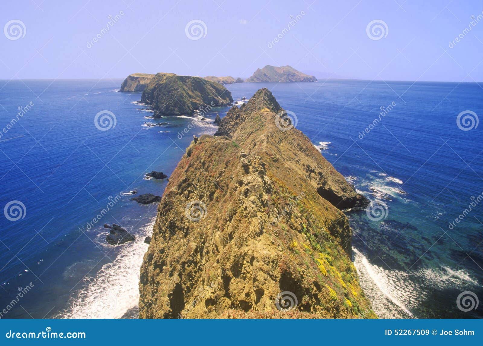 inspiration point on anacapa island, channel islands national park, california