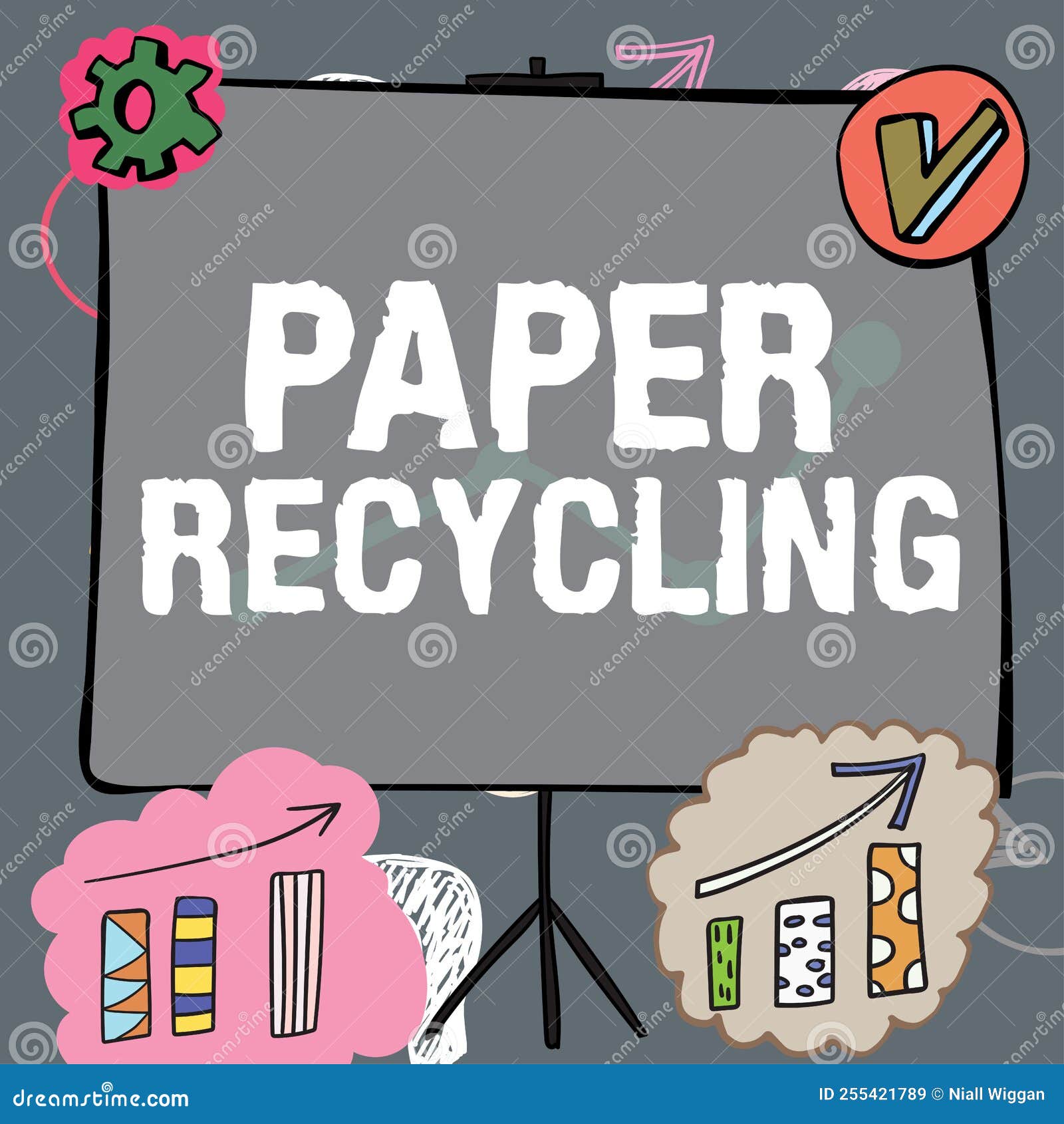 inspiration showing sign paper recyclingusing the waste papers in a new way by recycling them. word written on using the