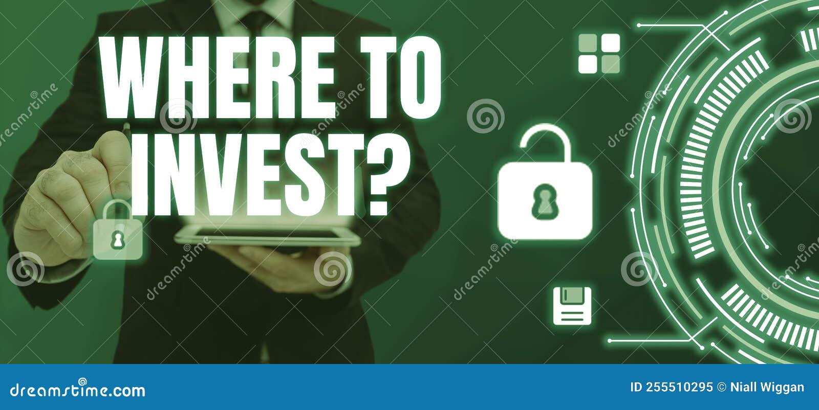 inspiration showing sign where to invest questionasking someone about place to put money into. internet concept asking