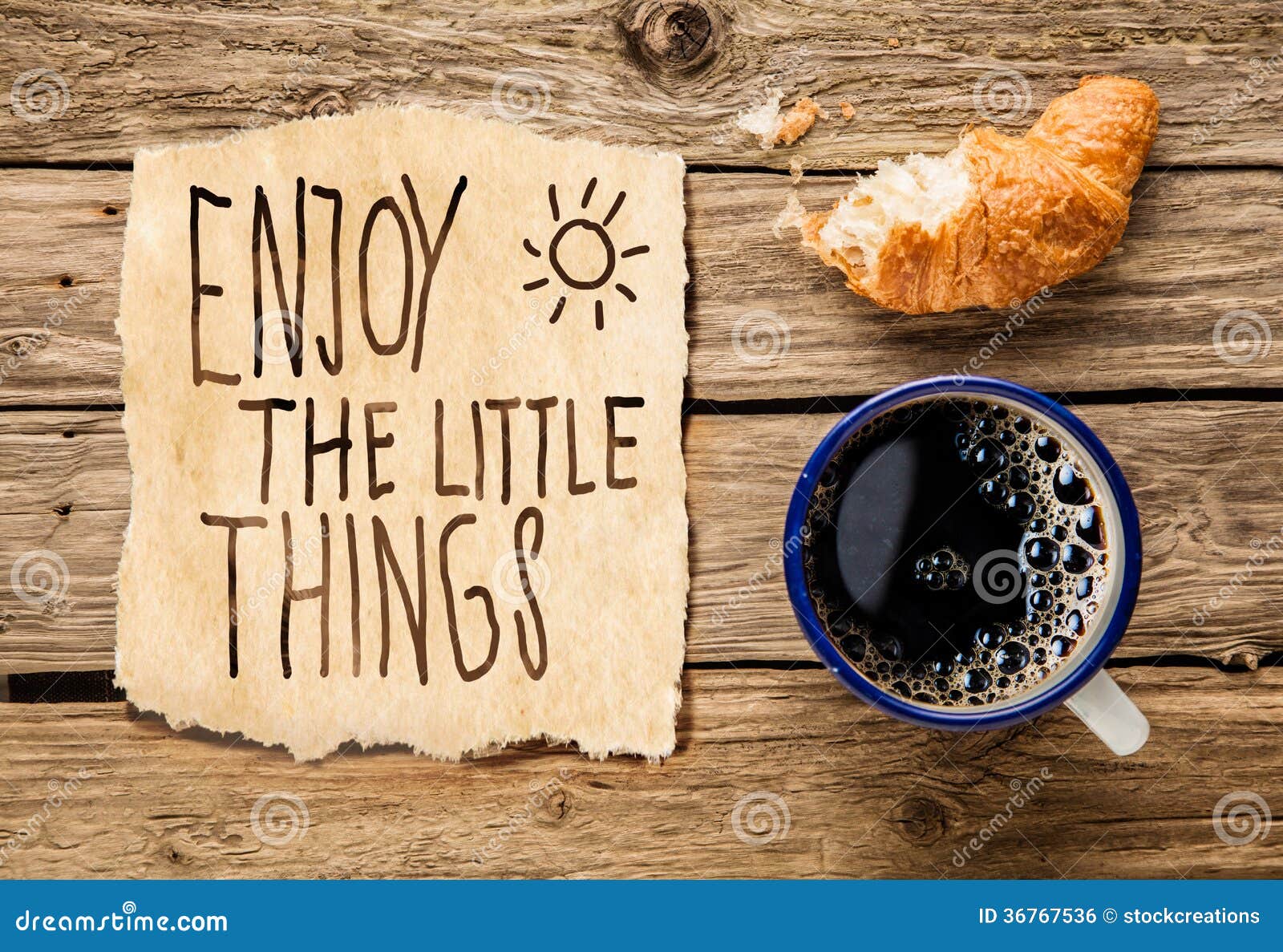 Inspirational Early Morning Breakfast Stock Photo - Image of ...