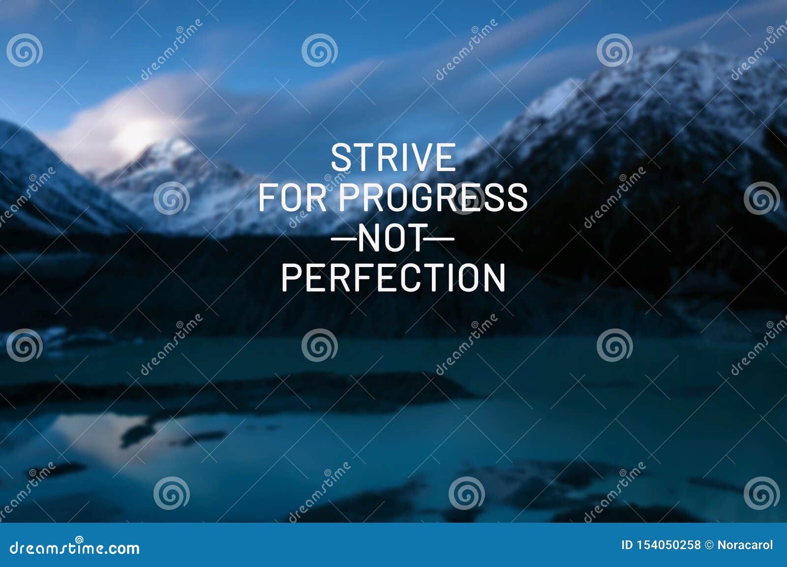 life quotes - strive for progress not perfection