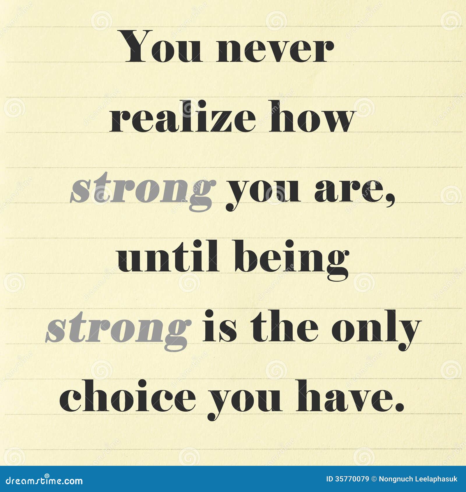 Inspirational Motivating Quote On Notepaper Background Inspirational Motivating Quote On Notepaper Background