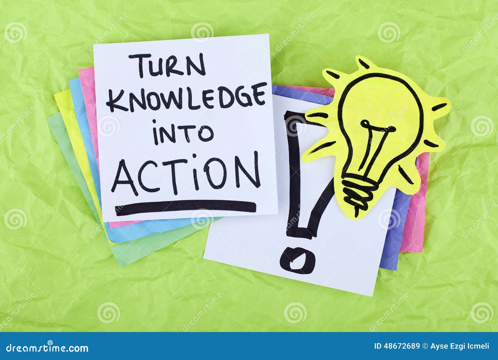 Inspirational Motivational Business Success Phrase Note 